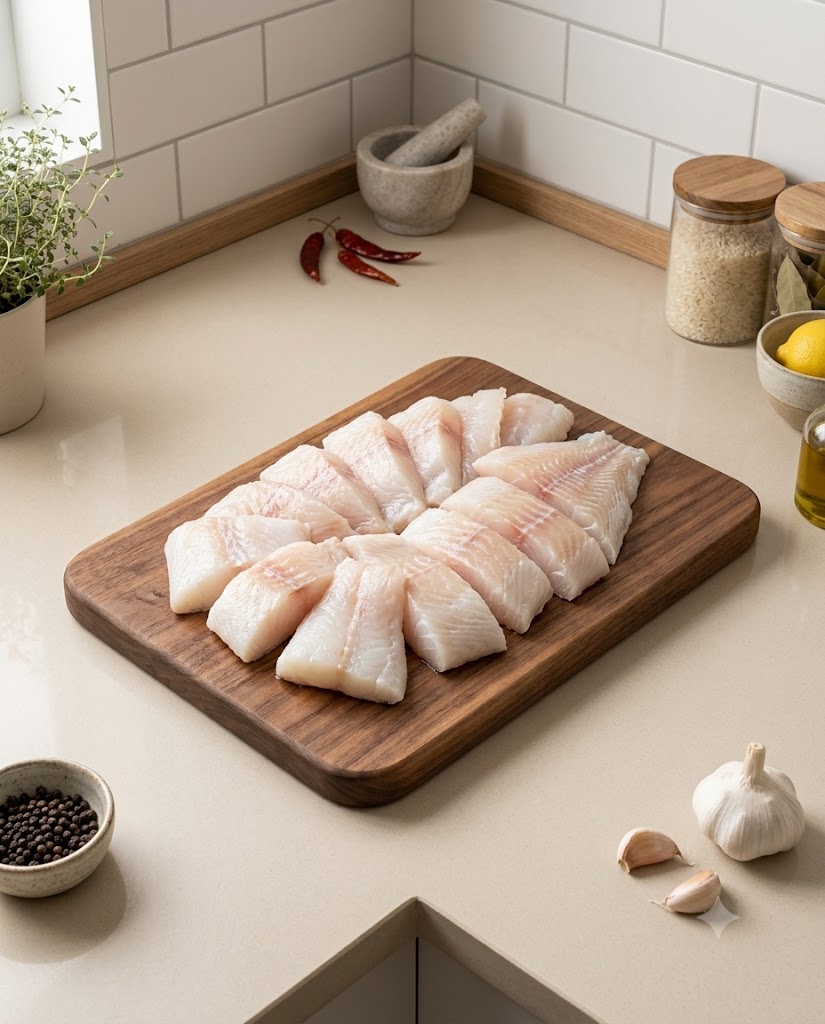 Basha Fillet Medium 250g-300g (Gross) - Curry Cut