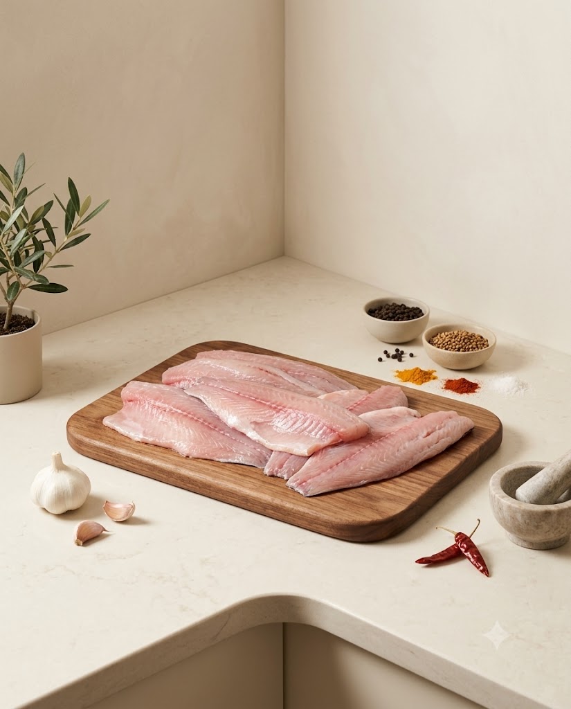 Silver Perch Fish Medium 250g-300g (Gross) - Curry Cut