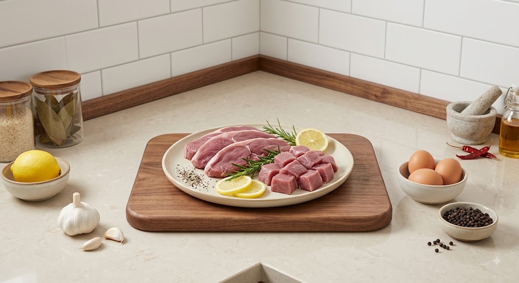Mutton Boneless 250g-300g (Gross) - Fillet